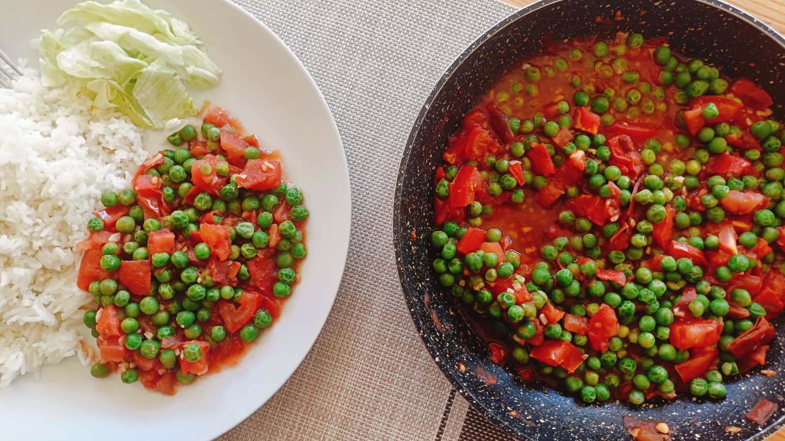 Guisantes con Tomate